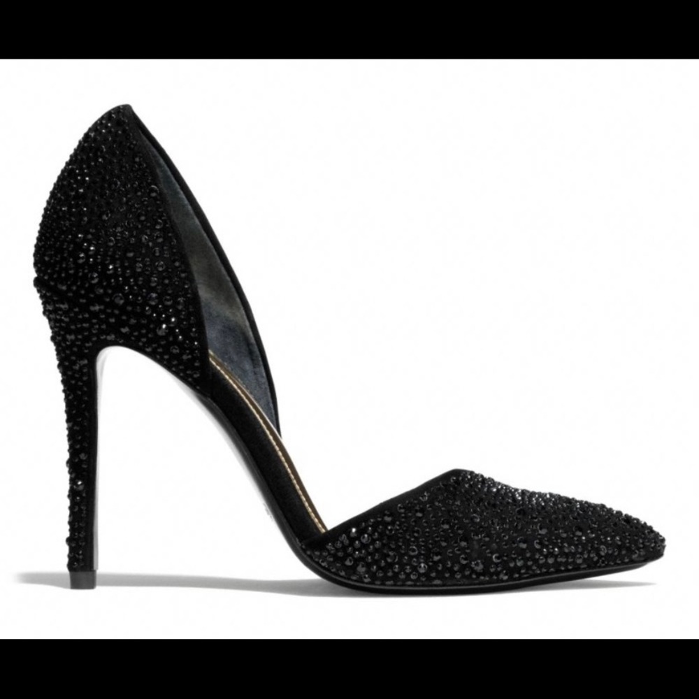 Coach - Hollis Suede stone heels